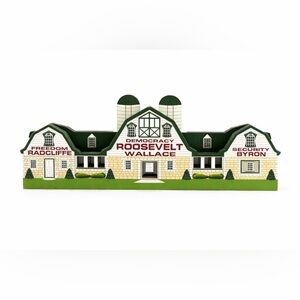 Shelia’s 1995 Casey Barn – Roosevelt Wallace Political Wood Collectible Maryland